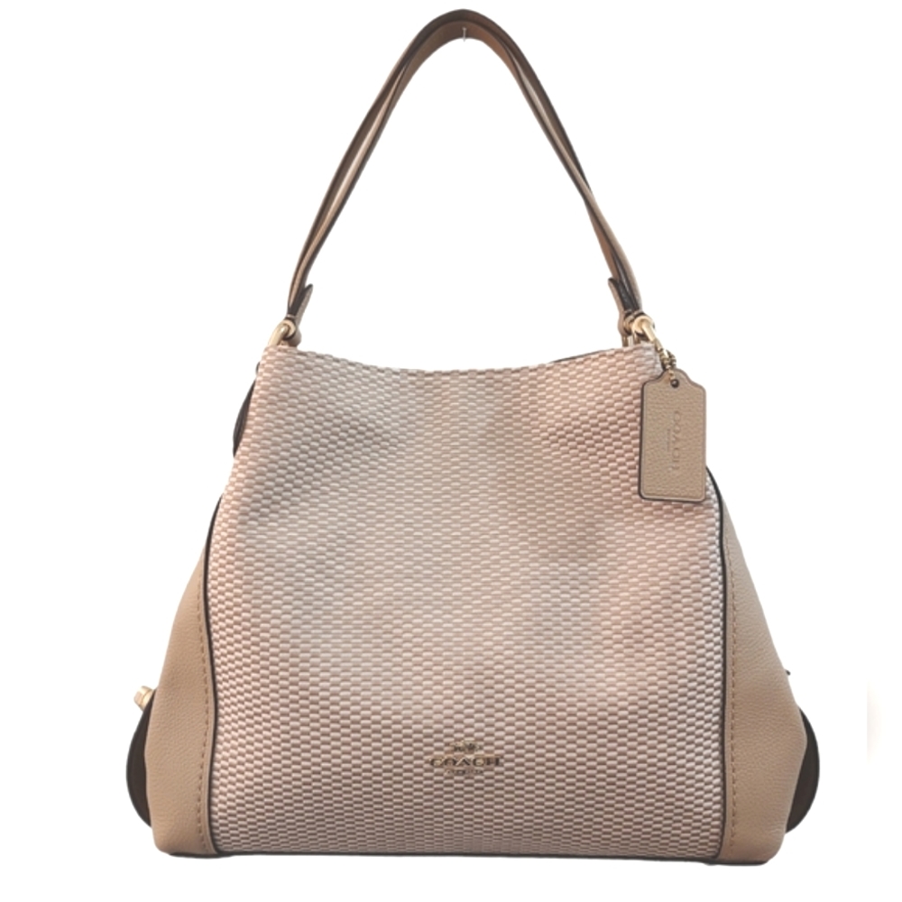 COACH Legacy Jacquard Edie 31 Shoulder Bag Tote Hobo Beechwood 28895 - Picture 4 of 16